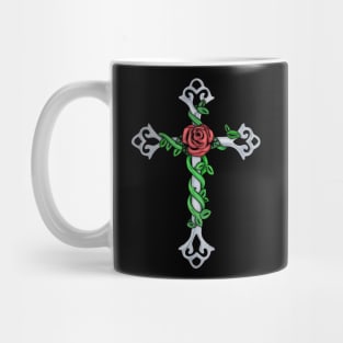 Cross Rose Mug